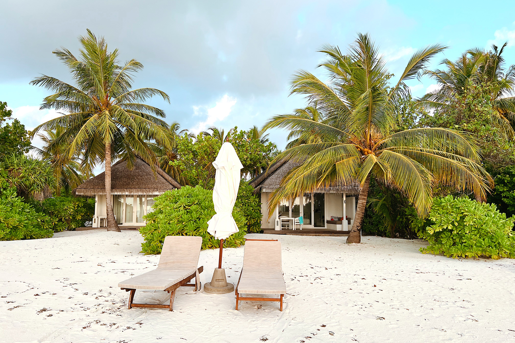 Beach villa at Lux South Ari Atoll in the Maldives